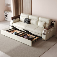 Muebles de sofá cama JINS, sofás modernos para sala de estar, sofá cama inteligente multifunción plegable para el hogar comercial