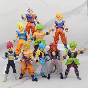 30cm Anime Goku Dragon Ball Figures GK Son Goku Son Gohan Father Holding  His Son Action Figures PVC Collection Model Statue Toys