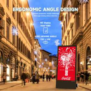 Pantallas Publicitarias Portátiles Impermeables para Exteriores de 43 y 55 Pulgadas, con Batería, Kiosco Móvil, Tótem, Pantalla LCD para Exteriores - Product Image 6