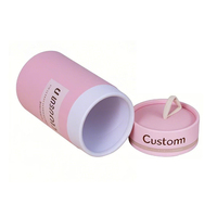 Boîte d'emballage cylindrique ronde en papier recyclable, design personnalisé, best-seller