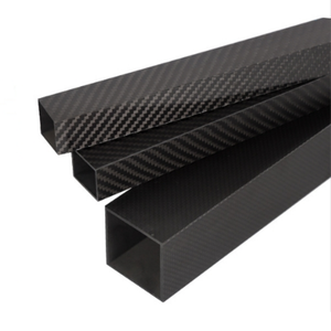 Tubo Cuadrado de <span class=keywords><strong>Fibra</strong></span> de Carbono, Tubo Ligero de <span class=keywords><strong>Fibra</strong></span> de Carbono - Product Image 1