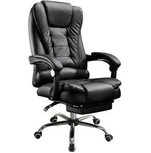 Factory Sale Modern Luxury Leather Executive Adjustable Conference PU <strong>Recliner</strong> Massage Guest Manager Boss <strong>Desk</strong> Office <strong>Chairs</strong> - Product Image 1