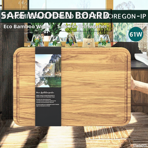Tabla de Cortar de Bambú para Alimentos con Ranura para Jugos, Ecológica y Sostenible, Apta para Lavavajillas, Venta al por Mayor a Bajo Precio - Product Image 2