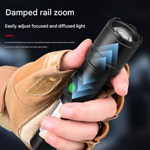 Linterna de Buceo Portátil de Alta Intensidad con Batería de Litio Recargable, Material de Aluminio de Larga Duración para Promociones - Product Image 3