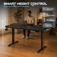 Table de jeu AOR Gaming réglable en hauteur, certification RoHS, facile à assembler, trois niveaux de mémoire réglables, vente en gros d'usine