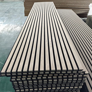 Pannelli Fonoassorbenti Impermeabili in Stile Moderno, Pannelli Isolanti Acustici <span class=keywords><strong>Effetto</strong></span> <span class=keywords><strong>Legno</strong></span>, Pannelli a Striscia Fonoassorbenti per Pareti - Product Image 5