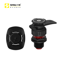 SMNU Support de téléphone portable magnétique universel réglable Support de téléphone rotatif compatible avec la moto