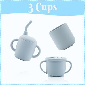 Set de Vajilla Biodegradable y Degradable para Bebés, Babero de Silicona, Cuchara, Tazón, Accesorios para Comer - Product Image 5