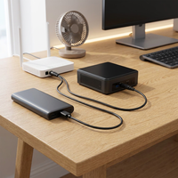 Câble de charge pour ordinateur portable PD Trickle Charge-Activated 20V 100W haute puissance, type C vers prise ronde DC 5521
