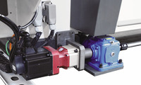 HUAHUA HH-2505R synchrone transmettre double -- machine de fabrication de bandes de bord latérales