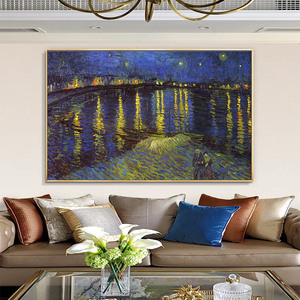 Mintura - Pintura al Óleo Famosa de <span class=keywords><strong>Vincent</strong></span> <span class=keywords><strong>Van</strong></span> <span class=keywords><strong>Gogh</strong></span> Pintada a Mano sobre Lienzo, <span class=keywords><strong>Cuadro</strong></span> Decorativo de Pared, Póster Impresionista, Decoración Moderna para el Hogar - Product Image 2