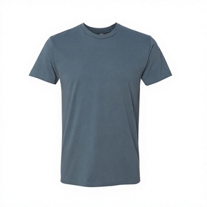 T-shirt pour homme en coton 100% lourd, coton pur, manches courtes, col rond, tee-shirt uni, décontracté, à porter au quotidien - Product Image 4