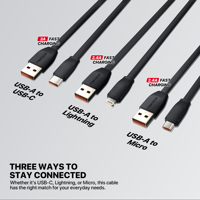 Kabel Data Grosir FANTECH PLT3 Usb-C untuk Ponsel, PVC Pengisian Cepat Anti Kusut, Panjang 1M, Kemasan Barrel, Empat Warna
