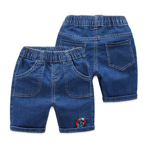 Ropa Infantil de Moda Estilo Coreano, Pantalones Cortos de Mezclilla para Bebés, Disponibles en Stock, de Fábrica China - Product Image 4