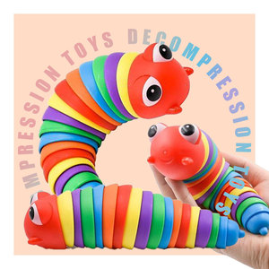 Bán Chạy Nhất New Nhựa Thời Trang Sâu Bướm Slug Bionic Giáo Dục Đồ Chơi Làm Giảm Căng Thẳng Dễ Thương Cha Mẹ Và Con Đồ Chơi Tương Tác Cho - Product Image 1