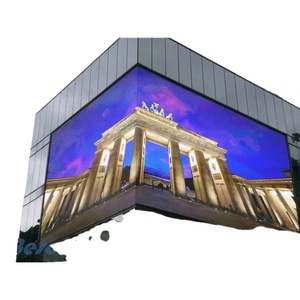 Pantalla LED 3D para Exteriores, Panel de Visualización LED, Video Wall Moderno para Publicidad, Resistente al Agua, Fácil Mantenimiento, Gabinete de Hierro para Plazas - Product Image 1
