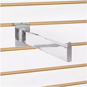 Bracciale a braccio dritto con tubo rettangolare per doghe 12 "in metallo per negozio di supermercati - Product Image 6