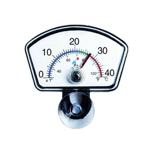 Thermomètre à eau pour aquarium, pointeur ovale avec ventouse pour la surveillance de la température du réservoir de poissons et des tortues - Product Image 2