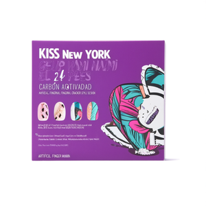 Set de Uñas de Gel Kiss New York Gelup Miami, 24 Piezas, Uñas Artificiales con Diseño Estilo Cracker - Product Image 2