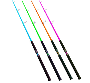 7'6 "yayın balığı balıkçılık çubuklar yüksek mukavemetli Glow orta ağır iplik EVA kolu Catfishing çubuklar - Product Image 1