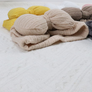 Cappello Turbante con Fiocco <span class=keywords><strong>per</strong></span> <span class=keywords><strong>Neonata</strong></span>, Berretto Morbido in Nylon con Fascia <span class=keywords><strong>per</strong></span> Bambine - Product Image 5