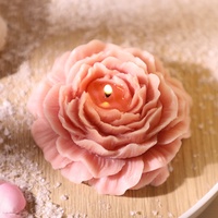 Großhandel Pfingstrose Blumen form Souvenir Kerze handgemachte Duft Geschenk Blume Duft kerze