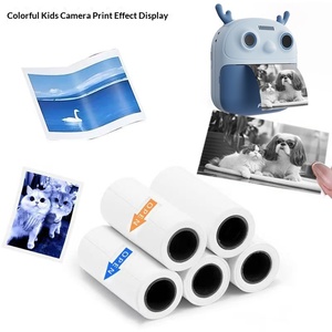 Rotolo di Carta Fotografica Termica Bicolore a Doppia Faccia <span class=keywords><strong>per</strong></span> Bambini con Adesivo Acrilico <span class=keywords><strong>per</strong></span> Stampante Fotografica - Product Image 2
