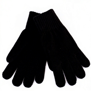 Pure Color Jacquard Wrist-Length Plain <b>Gloves</b> Men Women Winter 100% <b>Wool</b> Touch Screen Elastic Free Size Ski Cycling Casual - Product Image 1
