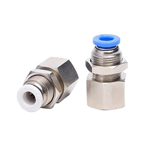 Conexiones Neumáticas de Latón <span class=keywords><strong>PMF</strong></span>, Conexión Rápida Hembra de Empuje para Manguera de Aire, Conexiones Neumáticas de Plástico con Superficie Pintada - Product Image 2