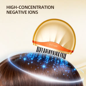 Cepillo de Masaje Eléctrico de Mano de Alta Gama Fittop, Aplicador de Aceite para el Cuero Cabelludo, Peine Masajeador para el Crecimiento del Cabello, Salón de Belleza - Product Image 5