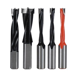 Broca de Carburo TCT Joseph para Espigas, Vástago de 10mm, 2/4 Filos, Óxido Negro, Herramienta CNC para Perforación de Madera, Perforación de Paneles de Muebles - Product Image 4