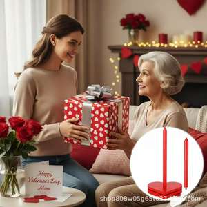 Wooden Yarn <b>Storage</b> <b>Rack</b> <b>Rotatable</b> Solid Wood Craft Supply Desktop Organizer Modern Style Gift For Knitting Crafts - Product Image 1