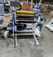 Machine à découper les étiquettes adhésives et les films plastiques RTFQ-550, facile à utiliser, avec déchargement automatique