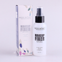 MISS ROSE Réglage du maquillage hydratant et durable de haute qualité et contrôle de l'huile Spray de réglage du maquillage clair 100ml