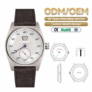 Custom 36/38MM <span class=keywords><strong>orologio</strong></span> meccanico Business retrò con cassa in acciaio inox <span class=keywords><strong>orologio</strong></span> a mano singola salmone <span class=keywords><strong>Unisex</strong></span> orologi automatici - Product Image 2