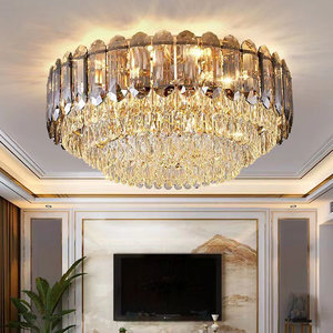 Lampadario Moderno di Lusso in Cristallo <span class=keywords><strong>per</strong></span> Soggiorno, Sala <span class=keywords><strong>da</strong></span> <span class=keywords><strong>Pranzo</strong></span>, Ristorante, Decorazione Domestica, Illuminazione LED <span class=keywords><strong>per</strong></span> Interni - Product Image 4