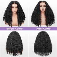 Perruque frontale HD en dentelle bouclée Pixie birmane naturelle, cheveux humains alignés sur les cuticules, fournisseurs de perruques 13x4 entièrement en dentelle sans colle pour femmes
