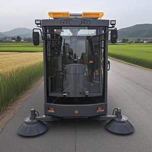 48V Elektrische Ride-On Compacte Gesloten Industriële Straatveger Nieuwe Hogedrukreinigingsapparatuur Voor Betonnen Vloerveger - Product Image 2