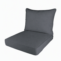 Coussin de siège en éponge à séchage rapide en tissu polyester de qualité supérieure Hodon, dossier en coton duvet, coussin de siège extérieur
