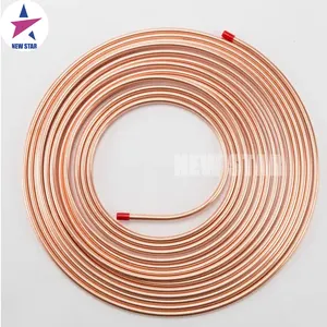 Ống Tủ Lạnh ASTM B280 Ống Đồng Phủ PVC AC 5/8 1/4 1/2 ''Cho Điều Hòa Không Khí