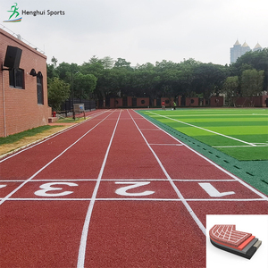 <span class=keywords><strong>IAAF</strong></span> 인증 13mm 풀 PU 고무 친환경 충격 흡수 러닝 트랙 타탄 육상 경기장 전문 스포츠 - Product Image 1