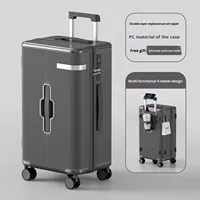 Ensemble de valises de voyage en polycarbonate à roulettes, 20 pouces pour bagages à main et 28 pouces pour valises de voyage, vente en gros