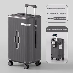 Ensemble <span class=keywords><strong>de</strong></span> <span class=keywords><strong>valises</strong></span> <span class=keywords><strong>de</strong></span> voyage en polycarbonate à roulettes, 20 pouces pour bagages à main et 28 pouces pour <span class=keywords><strong>valises</strong></span> <span class=keywords><strong>de</strong></span> voyage, vente en gros - Product Image 6