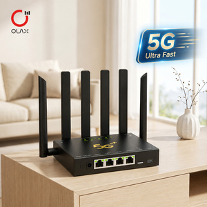 เราเตอร์ OLAX 5G Wifi รองรับ NR NSA SA LTE  แบบล็อคแบนด์ CPE โมเด็มไร้สาย WIFI6 พร้อมช่องใส่ซิมการ์ด รองรับ 5G NR NSA รองรับเครือข่าย 5G ขั้นสูง - Product Image 2