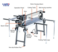 Machine de découpe de carreaux industrielle autopropulsée LARIX 1600 mm pour bricolage, coupe automatique céramique, granit, marbre à 45° et 90°, OEM/ODM