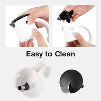 Distributeur Automatique Gravité Design Red Dot, Bouteille en Verre d'Huile d'Olive et de Vinaigre 500 ml pour Cuisine