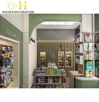 Comptoir de présentation moderne pour magasin médical, design personnalisé, comptoir de pharmacie, étagères pour magasin médical