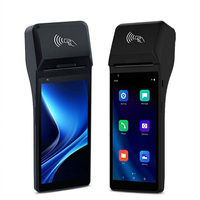 Terminal Portátil Android POS para Pagos con Impresora, Lector de Tarjetas NFC, Máquina de Pedidos Móviles Z300C