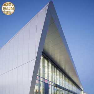 2025 Mới Hiện Đại Mặt Tiền Thiết Kế Bên Ngoài Không Thấm Nước Chống Cháy Nhôm Tường Ốp Nhôm Veneer Rèm Tường - Product Image 2