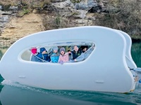 Yacht gonflable personnalisé par le fabricant Bateau ponton électrique Catamaran gonflable en PVC DWF